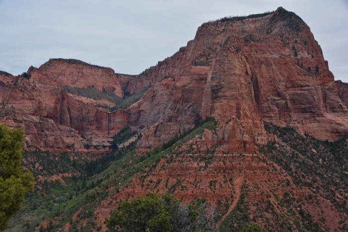 the view from the Kolob Canyons Road